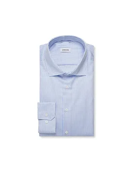 Camisa Regular Fit azul claro 41 - Seidensticker - FashionsVida