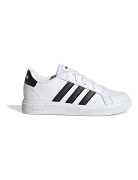 Sneakers bianche con strisce nere Grand Court 2 K 38⅔ - Adidas - FashionsVida