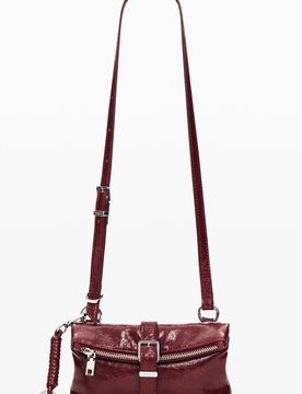 Grand Micro portefeuille pochette, , PolyurÉThane, Rouge, U