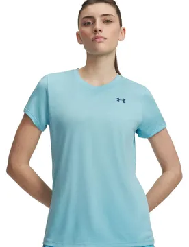 Tech Damen T-Shirt, blau XL