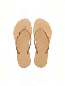 Slim Glitter II color sabbia con fascetta glitterata - Havaianas - FashionsVida