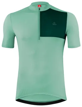 Maglia A Maniche Corte Skys Block Mid Half Zip Cottage - Loeffler - FashionsVida