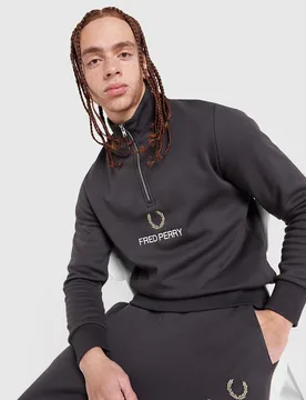 Mens Felpa Girocollo OG Stack - Grigio, grigio grigio Uomo taglia XL - Fred perry - FashionsVida