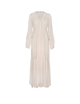Maxikleid BRIANE beige 36 damen