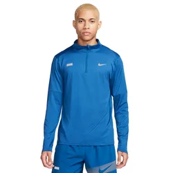 Sweatshirt 1/4 Reißverschluss Flash - Bleu - male - Size: XL