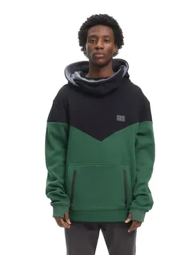 Sweat à Capuche Dh Plow Black / Dark Green XL