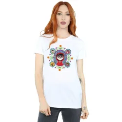 Women's Coco Remember Me Cotton Boyfriend T-Shirt in White Size: Large - White - Size: L