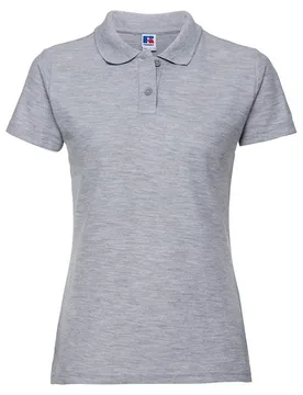 Womens/ladies Polycotton Classic Polo Shirt (Light Oxford Grey) - Size X-Large - Russell athletic - FashionsVida