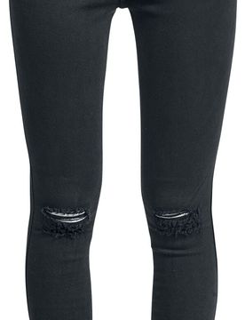 Jeans - Lexy Ripped Knees - XS bis M - für Damen - Größe M - schwarz - Frauen - female