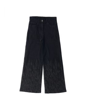 MONNALISA Jeans con strass NERO XS