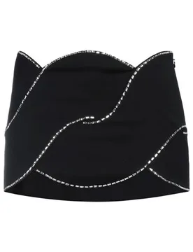 Minifalda Mujer Negro 32,34 Mujer - AREA - FashionsVida