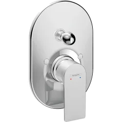 Grifo monomando empotrado para bañera o ducha ovalado Rebris E