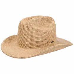 Odessa Crochet Raffia Hat by - nature - Herren - Size: M/L (57-59 cm)