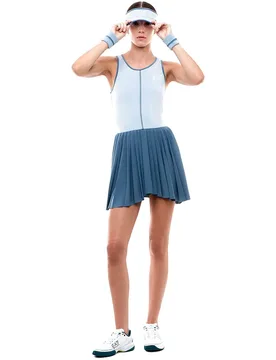 Ea7 Vestito Senza Maniche 7w000893_af12117 Blue Horizon / Zen Blue 2XS - Emporio armani - FashionsVida