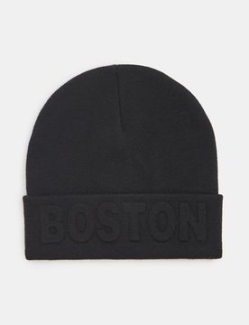 Cappello Beanie in Viscosa - nero