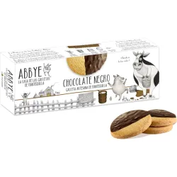 Galletas de mantequilla cubiertas de chocolate