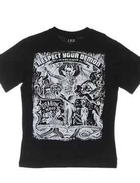 Maglietta Uomo Respect Your Demon Basic Tee Black - IHS - FashionsVida
