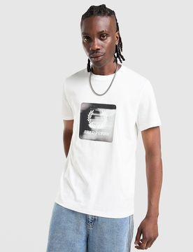 Graphic T-Shirt - Herren, Weiss - male - Size: XXL