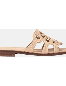 Sandalias planas de mujer de piel - Pedro Miralles - FashionsVida