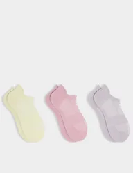 Pack Lightweight Trainer Socks Purple Mix female