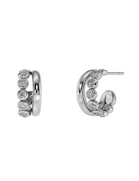 Pendientes GRACE Small steel plata