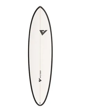 Planche De Surf Midlength Epoxy 7´ Matt Black 213 cm unisex - Victory - FashionsVida