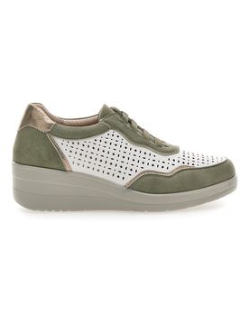 Stringate Marroni con Platform e Lacci Elastici MDSS25T13 38