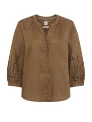 Blusenshirt VELIA braun 34 damen