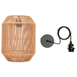 Suspension Luminaire E27 60w Brown / Grey One Size