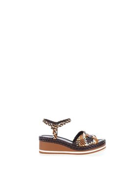 Sandali con plateau MARRONE 39