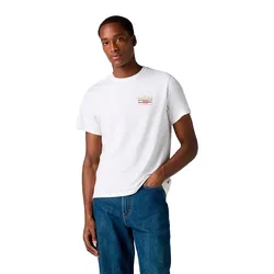 T-shirt à Manches Courtes Relaxed Fit White Plus M