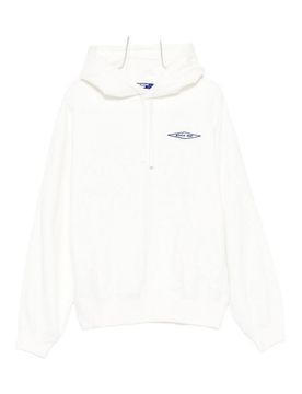 Felpa con cappuccio in cotone con logo