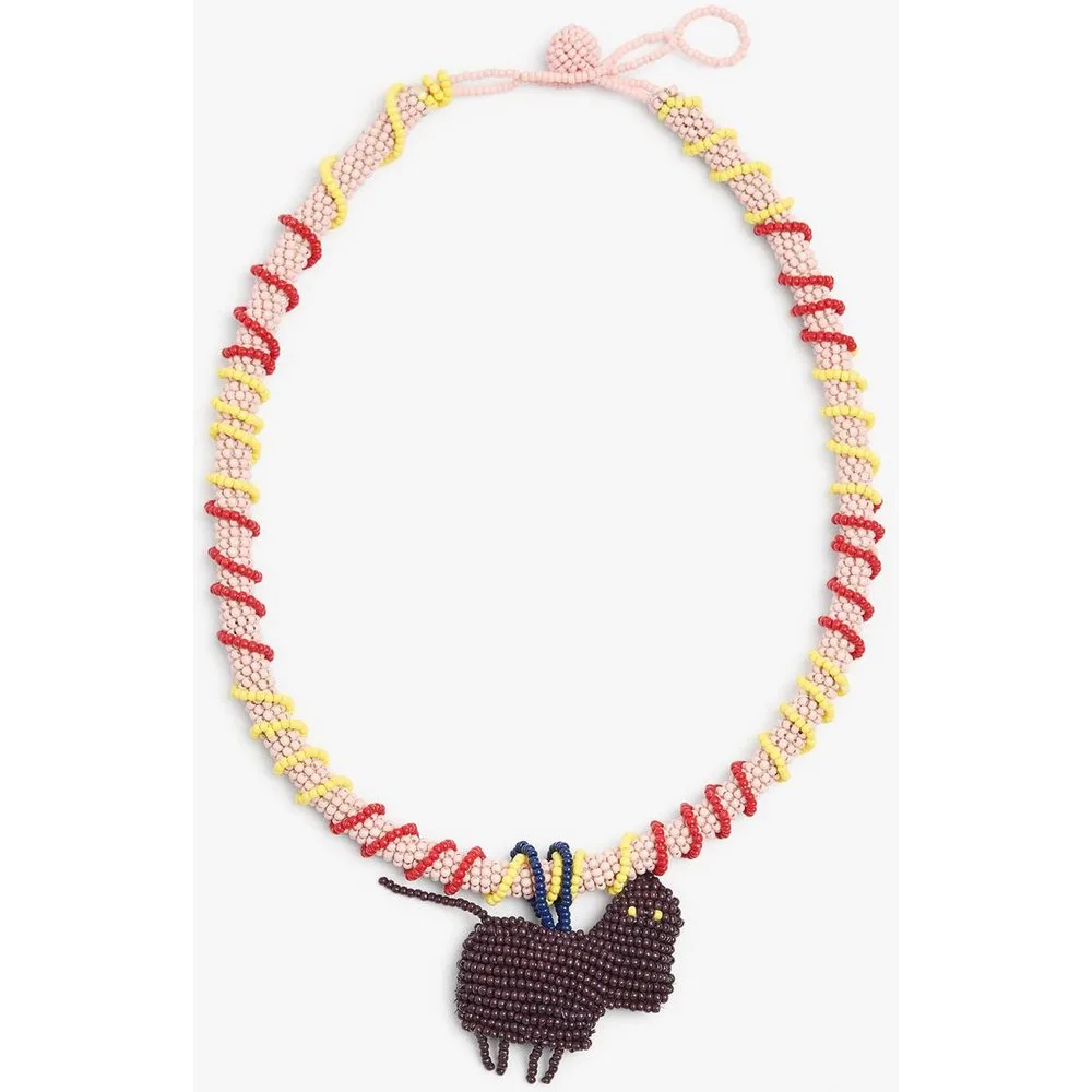 Collar corto de cuentas y detalle de animal - Parfois - FashionsVida