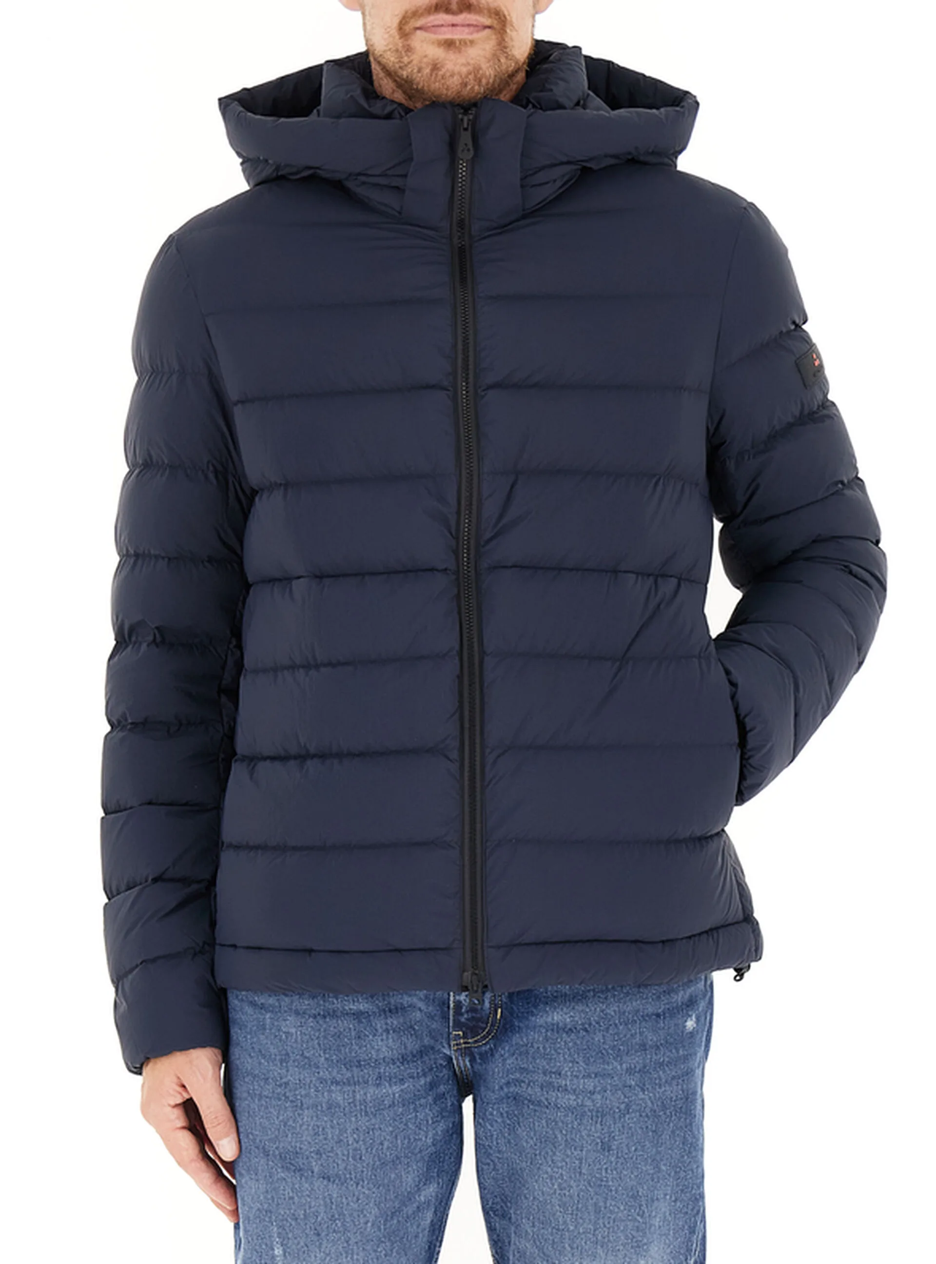 Piumino con cappuccio BLU NAVY XL - Peuterey - FashionsVida
