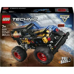 Juego de construcción Monster Jam™ Grave Digger™ Fuego y Hielo Technic - 42219