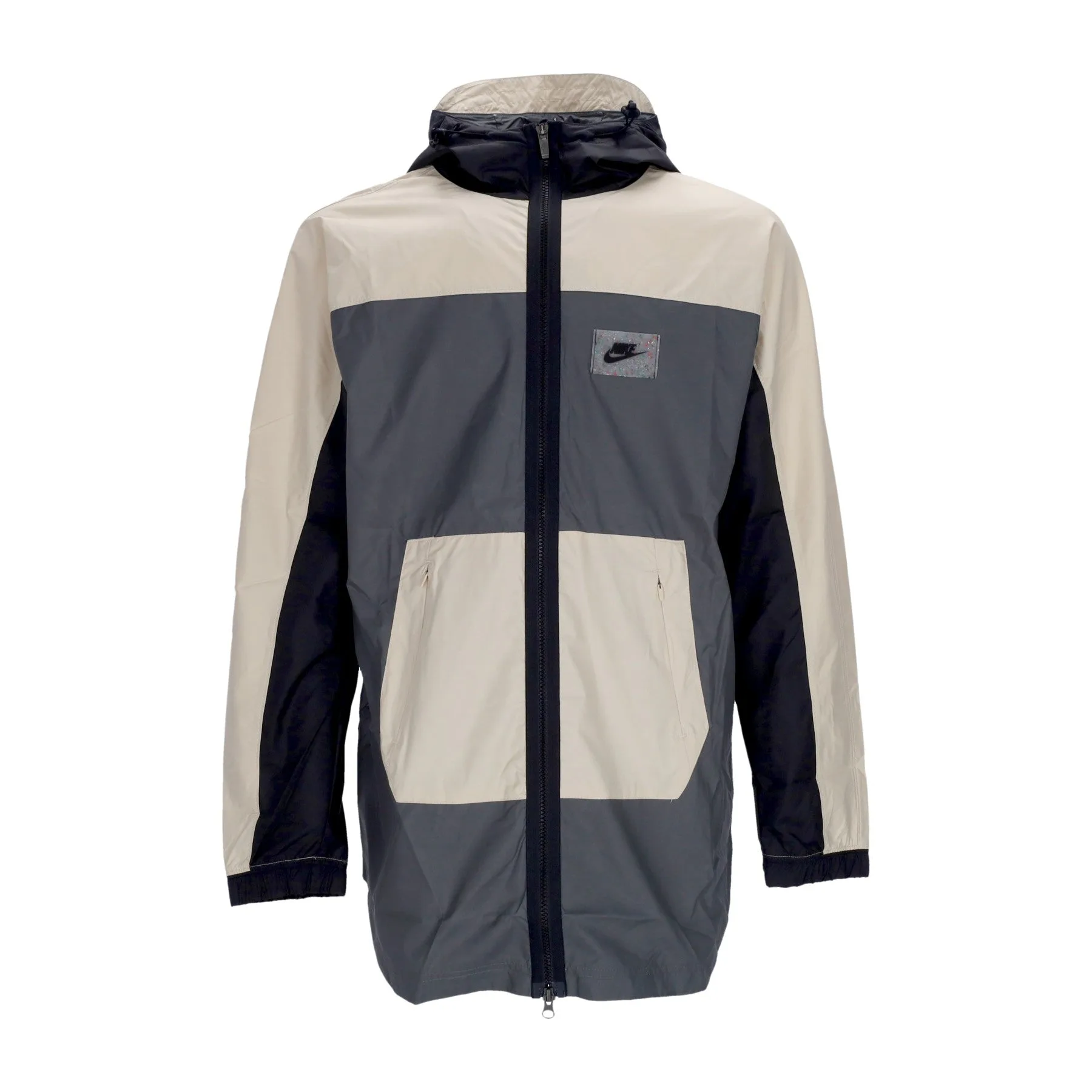 Giacca a Vento Uomo Woven Jacket Iron Grey/rattan/black/black - Nike - FashionsVida