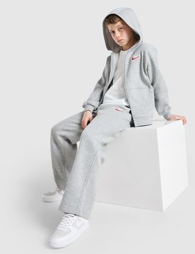 Club Fleece Open Hem Jogginghose Kinder, Grau - unisex - Size: 10-12Y