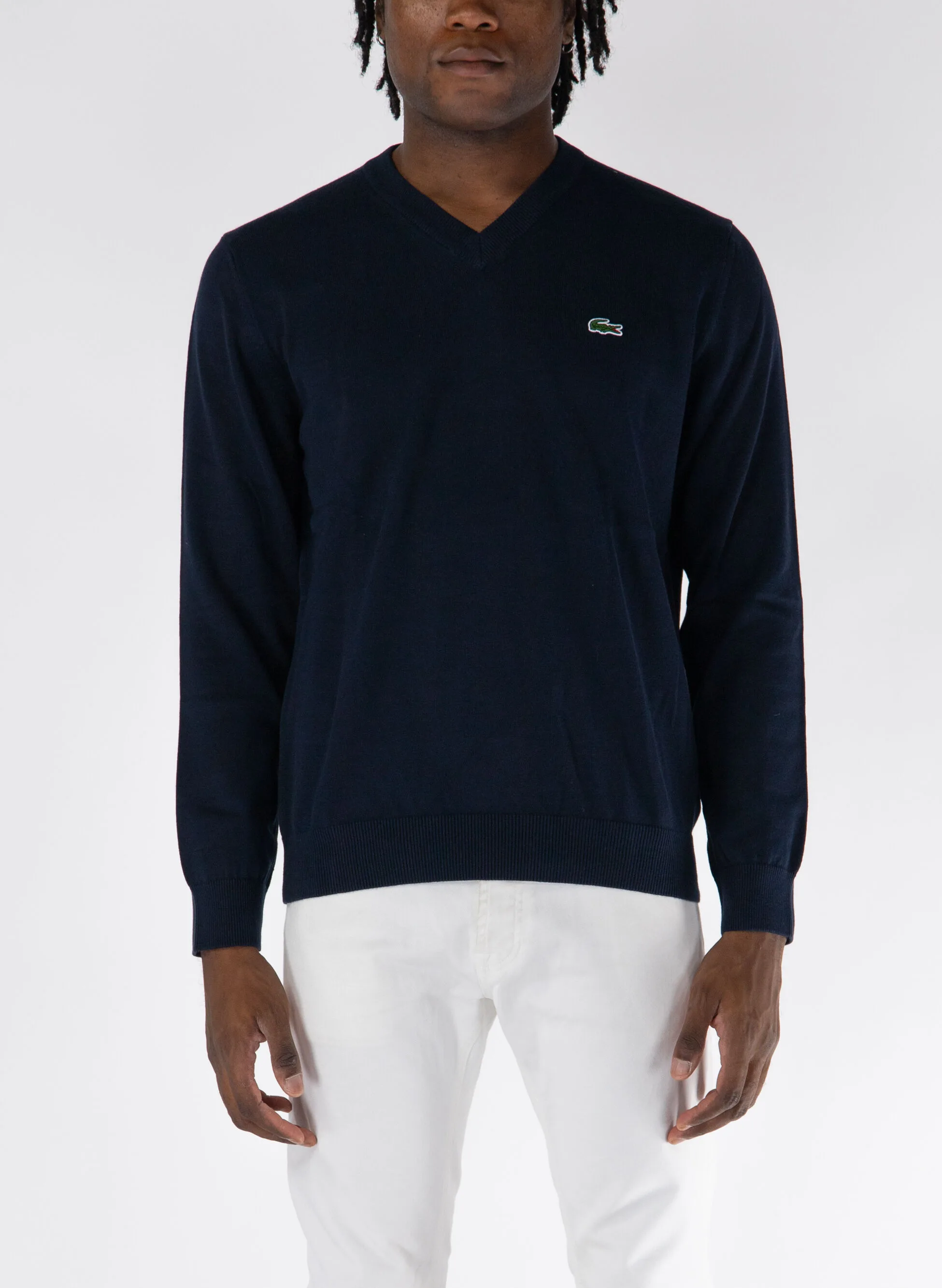 LACOSTE MAGLIONE COLLO A V 3 - Lacoste - FashionsVida