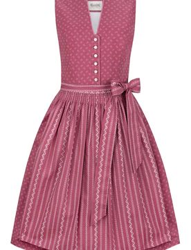 Dirndl Fina (beere, Gr. 48) von Heimatgwand für Damen, 100% Baumwolle