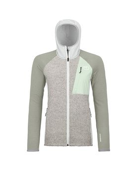 Veste polaire à capuche Classic Knits gris clair S