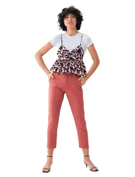 Maglietta A Maniche Corte Combo Beige XS