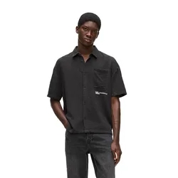 Karl Jeans Camicia A Maniche Corte B2m16012 Black L