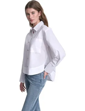 Camisa de mujer de manga larga - DKNY Jeans - FashionsVida