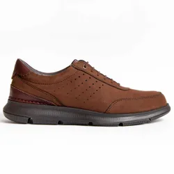 Mens Oxford-Sko Confore5 Brun - Brown Leather - Size Eu 45