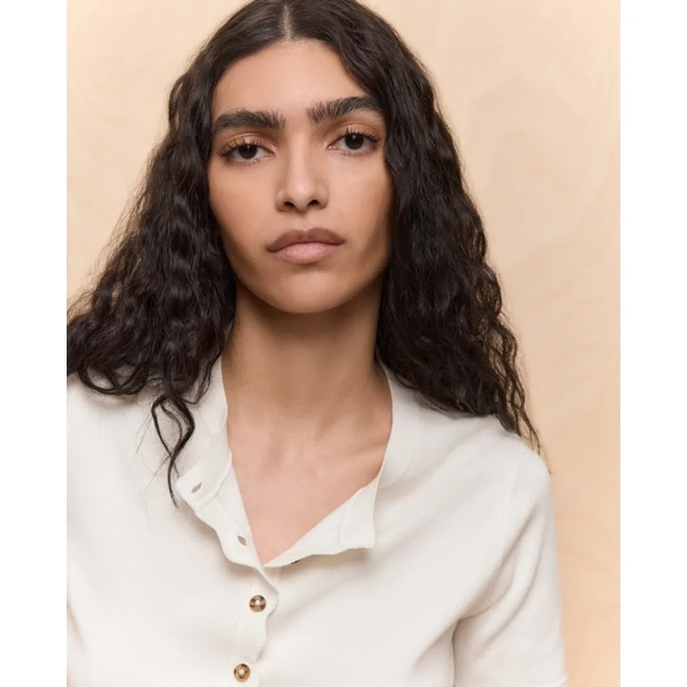 Chaqueta de mujer de punto lisa - Easy Wear - FashionsVida