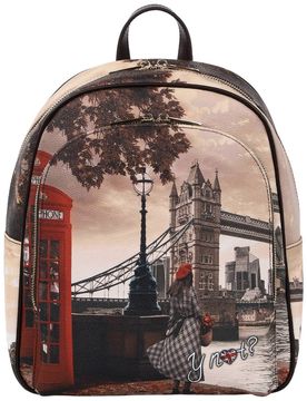 Zaino donna in ecopelle con zip doppio cursore modello London Bridge