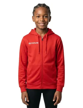 Sweat-shirt à Zip 500 Red 5 Années Garçon,Fille - Givova - FashionsVida