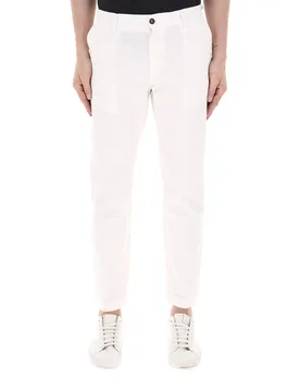 Pantalone misto lino PANNA 32 - Bomboogie - FashionsVida