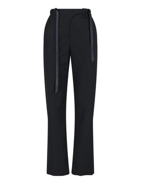 Pantaloni Sartoriali Cintura Biker