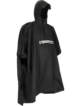Poncho Copripioggia Nero taglia S/M - Acerbis - FashionsVida